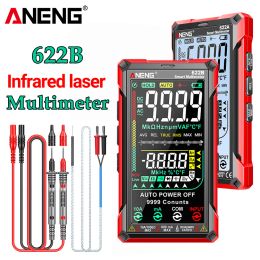 ANENG 622B Digital Smart Multimeter 10A Tester Metre Auto Range True RMS 9999 professional electrician tools With Laser Lamp