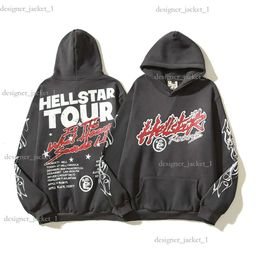 Hoodie Designer Hoodie Men Pullover Long Hellstart Hoodie Sleeve Street Hip-Hop Sweatshirts Blue Red Grey White Yoga Vintage Hellstart Hoodios bf04