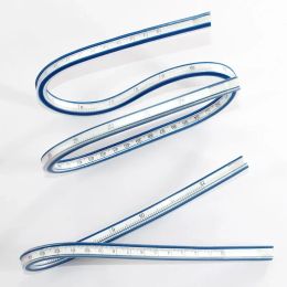 Flexible Curve Ruler Drafting Drawing Tool Serpentine Plastic School office supplies 30cm 40 50 60cm