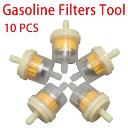 10pcs Professional Motorcycle Oil Philtre Inline Gas Fuel Philtre Gasoline Philtres Tool For Scooter Moped Scooter Dirt Bike ATV