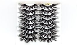 NEW 8 pairs 25mm 3D fake Eyelashes 100 Mink Eyelashes Mink Lashes Natural Dramatic Volume lashes Extension False 3D Eyelashes 0182579219