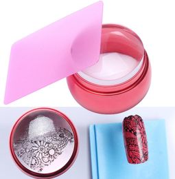 Whole Transparent Nail Art Stamper and Scraper Nails Stamping Manicure for DIY Salon5716955