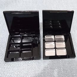 Storage Bottles Mpty Cosmetic Packing Palette 6 Square Grid Eyeshadow Lipstick Powder Box Case F314