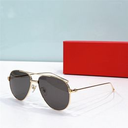 New fashion design sunglasses 00559 exquisite electroplating pilot K gold frame classic popular versatile style outdoor uv400 protection glasses top quality