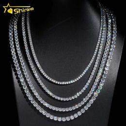 Factory Lowest Prices 3Mm 4Mm 5Mm 6Mm Wholesale 316L Stainless Steel Hip Hop Necklace 5A CZ Tennis Chains