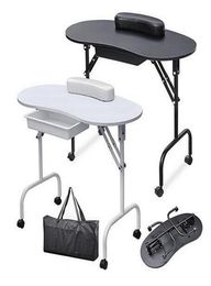 Pedicure Manicure Foldable Portable Nail Table Manicure Equipment For Nail Salon With Bag Beauty Salon Furniture4419661