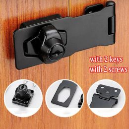 Keyed Lock Twist Knob Locking Hasp For Small Door Counter Cabinet Drawer Catch Latch Safety Lockers Cupboard Home