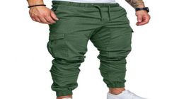 Sweatpants Streetwear Trousers Men039s Pants Waist Drawstring Ankle Tied Skinny Cargo Pants Men Casual Solid Color Pants H11225447528