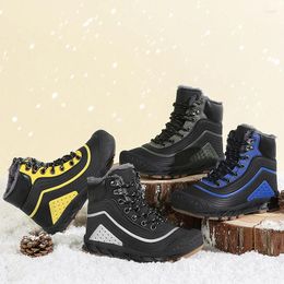 Fitness Shoes Hiking Men Winter Waterproof Mountain Climbing Trekking Boots Outdoor Fashion Casual Snow