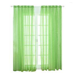 Curtain Window Tulle Sheer Curtains Voile Green Decor Screening Grey Star Small And Fresh