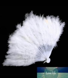 1 PCS Fancy Costumes Folding Dance Hand Fan Chinese Showgirl Feather Fans For Women Wedding Party Supplies3598091