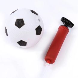 Mini Football Goal Post Net with Pump Kit Playground Kindergarten Sport Removable Training Toys Self-set Soccer Goal