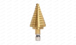 Titanium Step Cone Drill Bit Hole Cutter 420MM HSS 4241 For Sheet Metal Wood Drilling Tools8070848