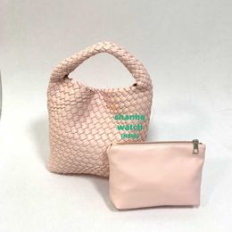 Btteca Vanata Tote Bag Jodie Mini Teen Intrecciato Designer Spring Summer Women's Bag Handmade Woven Bun Mother Bag Fashion Handheld Bag Trend