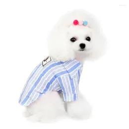 Dog Apparel 2024 Summer Shirt Puppy Clothes Cat Yorkie Chihuahua Shih Tzu Bichon Poodle Pomeranian Schnauzer Clothing Outfits
