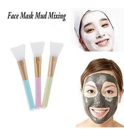 Professional Silicone brush Facial Face Mask Mud Mixing tools Skin Care Beauty Makeup Brushes Foundation Tools maquiagem6736016