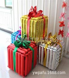50cm Big Gift Box cube foil balloons Happy Birthday party decorations party balloons wedding balloons Kids toys Helium Balloon 2009959832