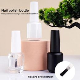 Storage Bottles 1PCS 15ml Sub-packed Nail Polish Bottle Portable Gel Empty With Brush Glass Touch-up Container
