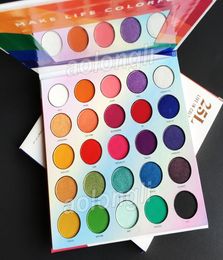 Makeup Eyeshadow Palette 25L Live In Color Eye Shadow 25 Colors Make Life Colorful Matte Shimmer Eye Shadow hill Palette Beauty Co6663793