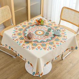 Table Cloth Coffee Mesa Tablecloth Kitchen Decor Decorations Household Square Bohemian Ethnic Style