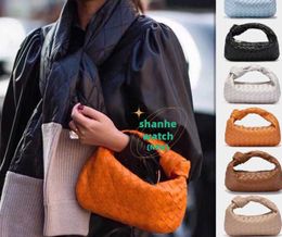 Btteca Vanata Mini Bags Female Designer Authentic Jodie Knotted Bag Handbag Cloud Cowhide Fashion Knitted Underarm Dumpling Jodies Outlet DXC YIHEVE