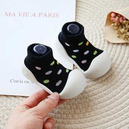 First Walkers Baby socks shoes newborn summer baby shoes soft rubber sports shoes cute colors baby girls first step walking shoes d240525