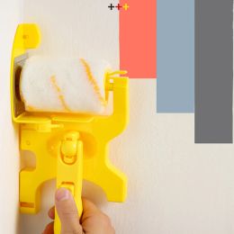 Paint Roller Proffesional Clean-Cut Paint Edger with 2Pc Replacement Rollers Brush Wall Painting Tools for Room Wall Ceilings