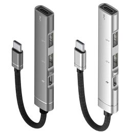 4 in 1 OTG Adapter Data Transfer Type-C HUB USB Splitter Expander PD Charging