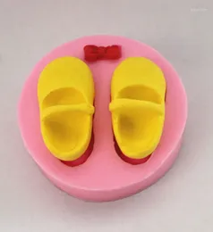 Baking Moulds Silicone Fondant Cake Decorating Mold Shoe Shape Size: 2.28 X0.59inch FM088