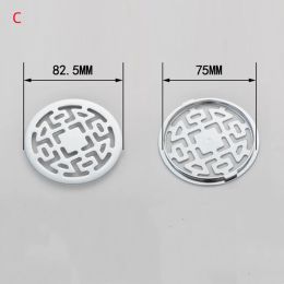 1PC Brass Silver/Gold Washing Machine Bathroom Dual Use Thickened Floor Drain Cover Philtre Mesh Round Deodorant Sewer Drain