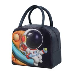 Portable 3D Cartoon Lunch Bag Insulated Thermal Food Box Functional Picnic Bags For Women Kids 240516