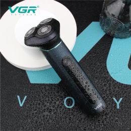 VGR Shaver Waterproof Razor Professional Beard Trimmer Electric Shaving Machine Rotary 3D Floating Razors for Shaving Men V-310