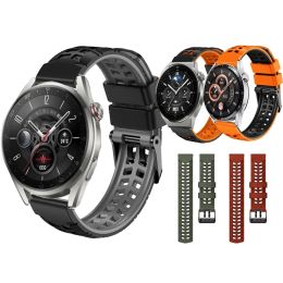 22mm Sport Bracelet Strap For Huawei Watch 4 3 Pro GT 3 2 46mm Smart Watchband Silicone GT2 3 Pro 46mm GT Active Wristband Belt