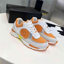 Channel CF Design Fashionable Chanells Luxury Bowling Shoes Men Women Leather Canvas Letter Casual Outdoor Sports Running Shoes 04-019