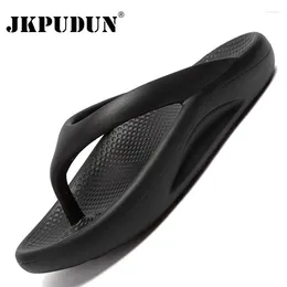 Casual Shoes Summer Thick Bottom Flip-Flop Sea Thong Sandals Platform Soft Bathroom Slippers Pillow Slides Women Outdoor Indoor