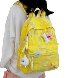 Backpack Female Fashion Lady High Capacity Waterproof College Trendy Girls Laptop School Bags Cute Girl Travel Book Bag