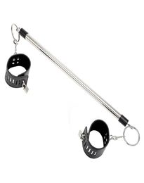 Stainless Steel Spreader Bar Ankle Cuffs Handcuffs Women Bondage Sex Toys For Couples Adults Sex Machine Games Sex Shop3657476