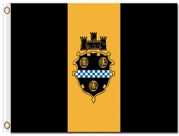 Digital Printing Pittsburgh City Flag 3x5ft Polyester Banner Flying 150x90cm Custom Flag of Pittsburgh4774312