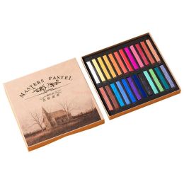 12/24/36/48 Coloured Chalk Set Beginners' Various Painting Pigments, Crayons, Art Painting, Coloured Crayons, Student Stationery.