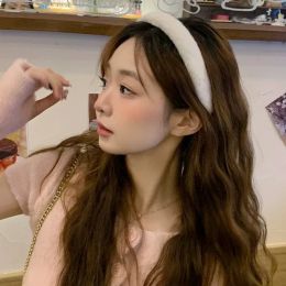 Korean Soft Fluffy Furry Headband Thick Plush Hair Hoop Women Warm Faux Fur Bezel Wide Head Hoop Hairbands DIY Hair Accessories