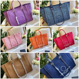 Designer bag tote bag Beach Bags Luxury handbag purse Shopping travel Shoulder CC Bag women pearl gold chain bag duffle fashion crossbody summer clutch bag