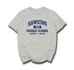 Stranger Things Hawkins High School Short Sleeve T Shirts Tee Tshirts Cotton Jersey Joggers Size S5XL4344877