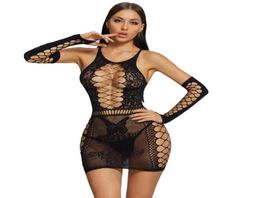 Sexy Lingerie Leopard Print Cosplay Sleepwear Women Wild Animal Halloween Costume Night Club Cat Fancy Dress Headband Roleplay Uni8424560