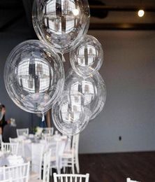 5pcs 10 18 24 36inch Luminous Transparent Bobo Bubble Ballons Christmas Wedding Marriage Birthday Party Decor Helium Balloons31039481757