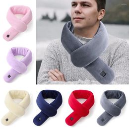 Scarves 3 Gears Electric Heated Scarf Cold Proof USB Charging Warmer Shawl Temperature Control Washable Heating Neck Wrap