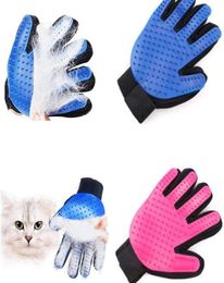 Silicone Dog Grooming Brush Beauty Tools Soft Use Pet Cats Gloves Bath Hair Cleaning Remover Comb Efficient Massage Pets Supplies2982723