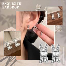 Stud Earrings Stainless Steel Black Children Kids Ear Jewelry Cute Animal Piercing Earring Post Gifts