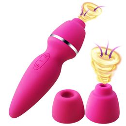 Female suction vibrator USB rechargeable oral sex licking female clitoris and sucking adult sex toys 240516