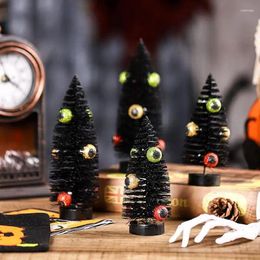Decorative Flowers Tabletop Halloween Tree Eyeball Design Small Creepy Party Decoration Creative For Home Table Indoor