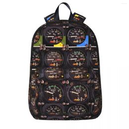 Backpack Aviation Aeroplane Pilot Cockpit Backpacks Large Capacity Student Book Bag Shoulder Travel Rucksack Waterproof School